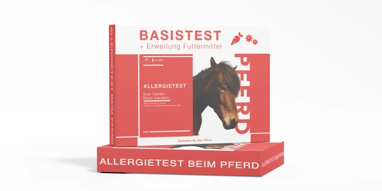 Allergietest beim Pferd: Basis-Set mit Futtermittel-Erweiterung. Informiere dich über die Kosten für einen Allergietest beim Pferd und handle dann.