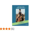 Ein Mädchen mit Helm und Weste reitet auf einem braunen Pferd. Das Übungsheft "Reitabzeichen 9" hilft beim Lernen für das kleine Reitabzeichen.